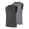 Galaxy Kick Start Gear Men's Moisture-Wicking Wrinkle Free Performance Muscle Tee- 2 Pack